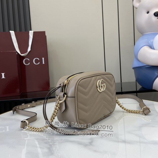 Gucci專櫃古馳最新款Marmont系列迷你肩背包鏈條挎包 jh2363型號：634936